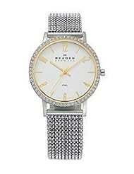 Skagen Glitz Silver Dial Stainless Steel Ladies Watch 922SGS2