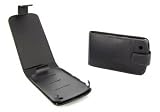 Etui à rabat noir Blackberry 8520