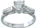 925 Sterling Silver 3 Stone CZ Ring