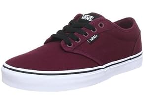 Vans Men's Atwood (Canvas) Oxblood/White Skate Shoe 11 Men US
