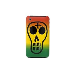 Incase Craig Stecyk Snap Case for iPhone 3GS - Skull Print Rasta