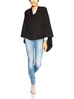 SO Cachemire & Knitwear Poncho Liv (Negro)