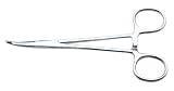 Xcelite 33HV Stainless Steel Curved Nose Junior Seizer with Smooth Jaw, 5 Length, Plated Color, Carded