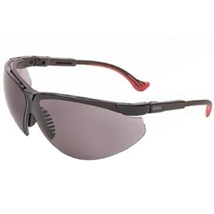 Uvex S3301 Genesis XC Safety Eyewear Black Frame Gray Ultra-Dura Hardcoat Lens