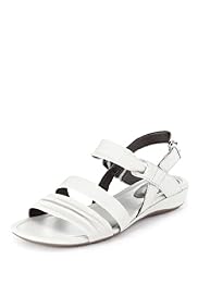 Footglove™ Original Leather Ruched Sporty Sandals