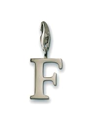Thomas Sabo Letter "F" Charm, Sterling Silver