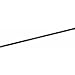 Levolor/Kirsch 7004244492 60"-120" Black Universal Curtain Track