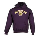 Michigan Wolverines Youth Hooded Sweatshirts - Name Over Circle