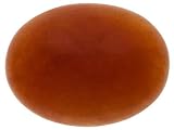 20X15MM OVAL ENHANCED RED JADE