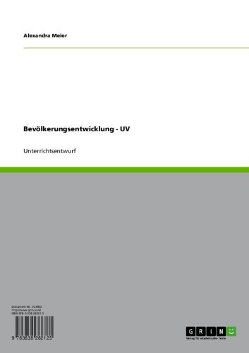 Bevölkerungsentwicklung - UV (German Edition)