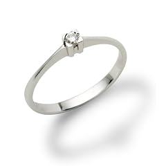 Miore 18 Karat (750) Weigold 52 (16.6) Damenring, mit 1 (0,07 cts) Diamant M0599WM