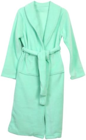 Big Girls Polar Fleece Robe Mint 14