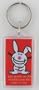 it's happy bunny 'Ugly People Are Just Mean Because They Make Us Sick' Lucite Key Chain