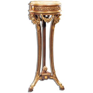 Regency Marble Top Pedestal