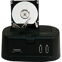 XION 2.5-Inch / 3.5-Inch SATA HDD to eSATA and USB 2.0 Dock Station XON-SAHDCB-CMBOCR (Black)