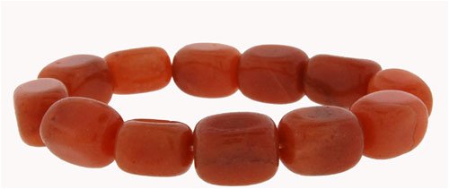 Click here to buy Nugget Style Bracelet - Red Aventurine.
