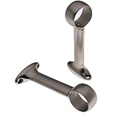 Levolor A58721012 Universal Bracket for Ceiling, Wall or End Mounting, Satin Nickel, 2-Pack