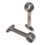 Levolor A58721.012 Universal Bracket for Ceiling, Wall and End Mounting, Satin Nickel, Pair of 2
