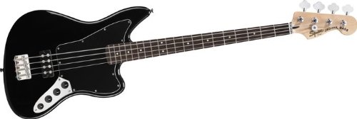Squier Vintage Modified Jaguar Electric Bass Guitar Unusual Humbucker Black photo Squier Vintage Modified Jaguar Electric Bass Guitar Unusual Humbucker Black