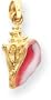 Enamel Conch/Sea Shell Charm, 14K Yellow Gold