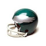 Philadelphia Eagles (1959-69) Miniature Replica NFL Throwback Helmet w/2-Bar Mask by Riddell