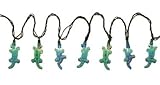 10 GECKO lizards blue green HOLIDAY Party LIGHTS