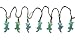 10 GECKO lizards blue green HOLIDAY Party LIGHTS 10 GECKO lizards blue green HOLIDAY Party LIGHTS