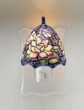 Blue Floral Floral Night Light