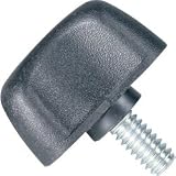 DimcoGray Ergo T-Handle 1/4-20x3/4 Zinc Stud Black Color Thermoplastic 1-1/4x21/32x15/32 #4-453-00