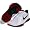 WHITE/BLACK-VARSITY RED