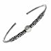 Sterling Silver Bali Beaded Cuff Bangle