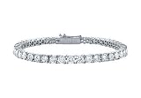 Diamond Tennis Bracelet : Platinum - 5.00 CT Diamonds