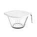 PAMPERED CHEF #2431 8 CUP GLASS CLASSIC BATTER BOWL NEW 2013 STYLE WITH LID