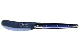 Laguiole Set of Two Canape Knives, Cobalt