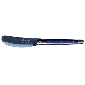 Laguiole Set of Two Canape Knives, Cobalt by Sisson