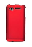 Dark Red Rubberized Hard Case Cover for the HTC Merge ADR6325
