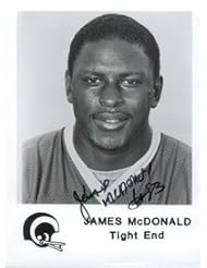 Collectibles: Signed McDonald, James (Los Angeles Rams) 5x7 Promo Photo autographed - Powers Collectibles