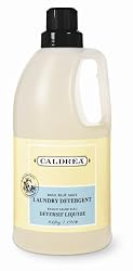 Caldrea Liquid Laundry Detergent, Basil Blue Sage, 64-Ounce Bottles (Pack of 6)