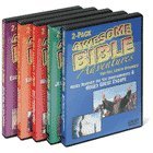 Awesome Bible Adventures - 5 Factory Sealed DVDs