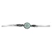 Sterling Silver Oval-cut Turquoise Cuff Bracelet