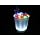 Fortune Products IB-RGBW9 LED Lighted Ice Bucket, 9.25" Diameter x 11.5" Height, 180oz Capacity, Multi-Color