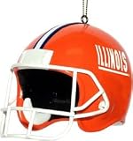 Illinois Fighting Illini 3 Helmet Ornament