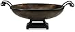 26" Carolyn Kinder Jamaican Bowl-Shaped Decorative Tray on Pedestal Stand