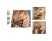 Magic Combs EZ Stretchy Beaded Hair Comb- BRONZE