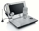 Toshiba SD P 30 DT Tragbarer DVD-Player (DivX-zertifiziert) 9 Zoll / 23 cm LCD-Bildschirm DVB-T Receiver champagner/anthrazit