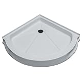 Vigo Industries VG06039WHT36 Round Tray Shower Base, White