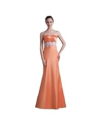 Sexy A-line Strapless Lace Bridesmaid Dress/Prom Dress 