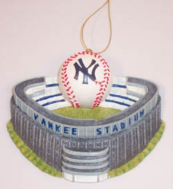 Kurt Adler Yankee Baseball Stadium Ornament
