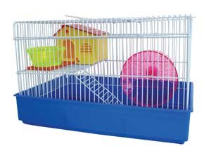 YML Group H810 2 Story Hamster Cage Assorted Color Base 15 x 11 x 9 Inches