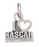 I Love Nascar Charm